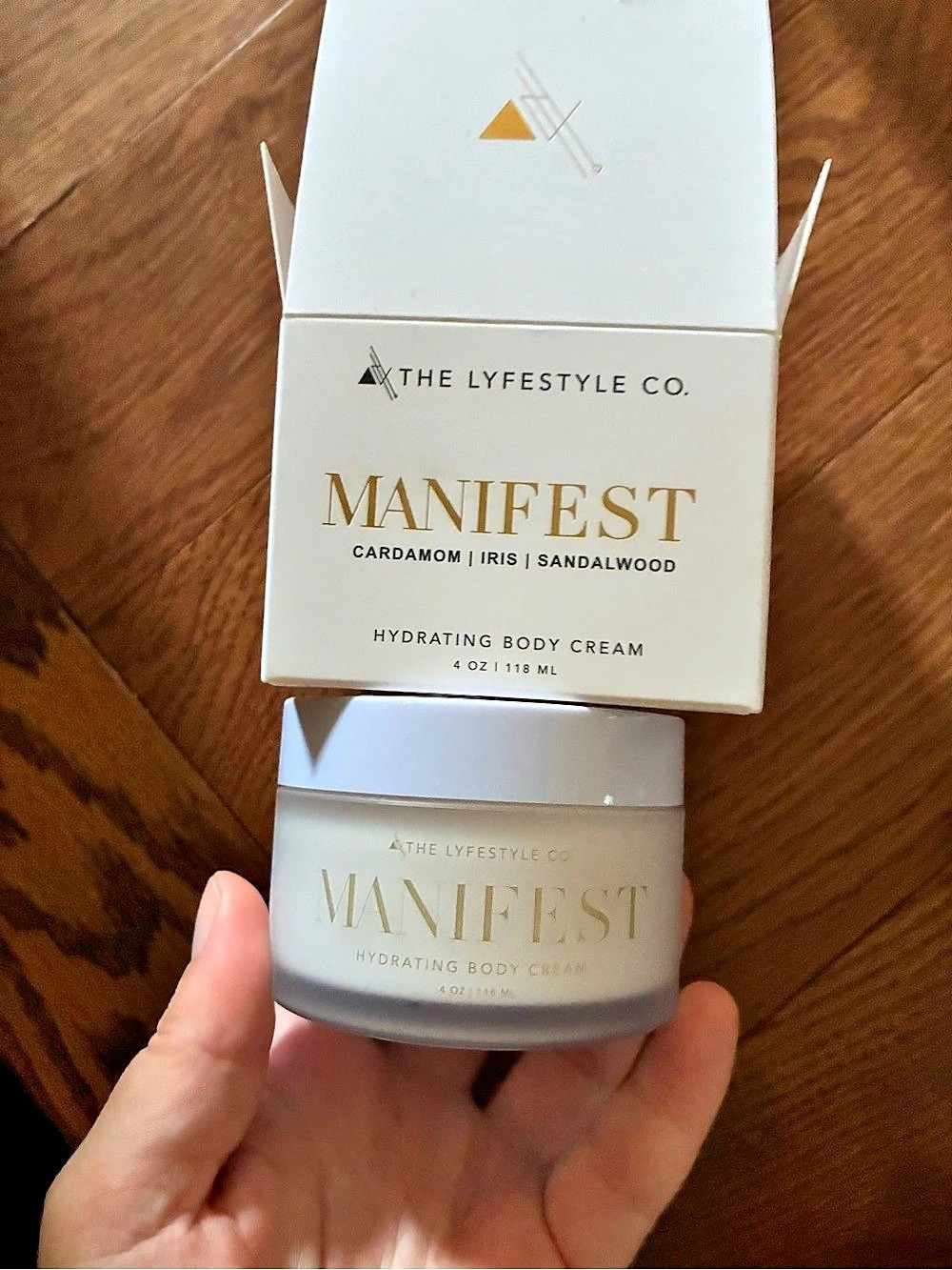 The Lyfestyle Co. Manifest Hydrating Body Cream. 4 oz